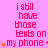 Pixelated pink background with repeated text and heart symbols in red and orange, showing animation changes in heart count and placement.