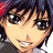 A pixelated anime-style character face on the left side of a contact sheet, with
