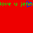 Red background with green pixelated text 'love u jenn' repeated twice, blue pixelated heart symbol replacing 'e' in second 'jenn'.