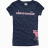 Static image of clothing items and text: two T-shirts, a hoodie, denim shorts, white shorts, pink pixelated text "AbErCrOmBiE n FiTcH" with heart and arrow symbols.