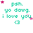 Pixelated text and star icons on white background with green, pink, and purple elements.