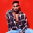 Static 48x48 pixel icon of a person in dark jacket and light pants against solid red background with visible pixelation and dithering effects.