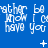 Blue background with white text repeating 'rather know I or have you' in a pattern, featuring small plus signs and dots as animation elements