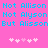 Pixelated text on pink background with repeated names and heart symbols, animated to alternate between 'Not Allison' and 'But Allison' variants.