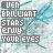 identical pixelated icons featuring text 'EVEN BRILLIANT STARS ENJOY YOUR EYES' over a light blue and white patterned background with subtle diagonal lines