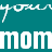 Teal background with white pixelated text reading 'your OH BURN WHAT IT'S ON THAT'S now what mom psh. psh. WHATEVER YOU WHATEVER YOU SAY... SAY... ♡' in various fonts and sizes.