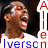 A 48x48 pixel animated buddy icon featuring a basketball player with text overlays and branding elements across multiple frames in a contact sheet layout.