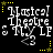 Pixelated text "Magical Theatre" and "STYLE" with yellow stars on black background, showing animation changes in star positions.