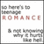 Pixelated text reads 'NO MERCY TO' above a blurred line, with 'ROMANCE' in red letters below and abstract gray shapes at the bottom.