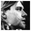 Black-and-white image of a person with long hair in profile, overlaid by animated star shapes that grow larger across frames.