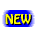 Blue rectangular icon with yellow text reading NEW, displayed in various orientations on a gray background.