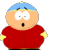 Pixelated cartoon character in red jacket and blue cap with three distinct expressions: surprised, angry, and frustrated, each showing different mouth shapes and facial features.