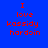 Four blue display red pixelated text reading "I love kassidy hardoin" with varying background shades