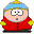 Pixelated character in red jacket and blue hat with yellow pom-pom, shown across multiple poses including open mouth, closed eyes, hand near face, and hands clasped.