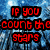Pixelated text overlays on a blue forest background with red, white, and purple lettering.