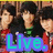 A pixelated image with repeated figures in dark hair and green-and-red clothing, overlaid text reading "Live. Laugh Love." and "Jonas" with musical notes and a heart symbol.