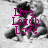 Pixelated image with magenta text 'Live Long Love' over a grayscale abstract background of black and white pixels.