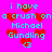 Cyan text on bright pink background with red heart symbols, displaying 'i have a crush on Michael Gundling' and '<3'.