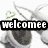A four- of pixelated anime-style icons featuring a character with white hair and green heart symbols, each displaying different text overlays