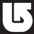A static image of three white stylized 'U' shapes on a black background with one gray square in the bottom right corner.