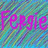 Pixelated image with vibrant pink text reading 'People' over a multicolored pixel grid background of blues, greens, and purples.