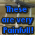 Blue pixelated text reads "These are very Painfull!" over a background of crutches