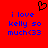 Red background with blue pixelated text reading "i love kelly so much<33" and a black heart outline above the left copy of the text.