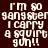 Pixelated text repeats across a dark background with green highlight boxes shifting position in a pattern
