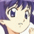 A pixelated anime-style character with purple hair and large blue eyes on the left, next to a black background with white text reading "Anime IM" above smaller stylized text "cOw" on the right.