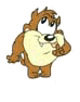 Two cartoon characters in pixelated style: one with light brown fur and white chest, the other with dark brown fur and tan belly.