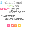 Static pixel art icon with text and colored squares, featuring a blue symbol on the left and four color-coded square icons at the bottom.