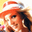 A pixelated contact sheet showing two frames of an animated icon with a person wearing a red and white hat on the left and green text reading "Original Icons .com" on a dark background on the right.