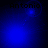 Four blue-toned display the name 'Antonio' with shifting light effects and circular glows against dark backgrounds