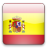 Static pixel art of a rounded square icon featuring the Spanish flag with a central coat of arms on a gray background.