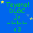 Blue background with green text reading "Teyana! DLGC Jv" and a yellow star symbol, repeated in a pattern with animated star positions