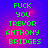 Green pixelated text on a blue-to-pink gradient background reads 'FUCK YOU TREVOR ANTHONY BRIDGES' in four identical