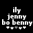 Pixelated text and symbols on black background with two variations of a heart symbol in the bottom