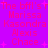 A static image with a bright purple background displays repeated text in pink and white, featuring names and a phrase with 'bffl' and 'r' characters, surrounded by small star shapes.
