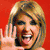 Four distinct celebrity portraits arranged in a with red, brown, white, and gray backgrounds