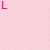 Pink background with pink pixelated text forming 'Love' and partial words like 'L', 'Lo', 'Lov', 's', 'ts', 'rts', 'urts', 'Hurts'.