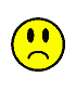 Animated contact sheet of yellow cartoon faces and stick figures with varying expressions, shapes, and props across 25 sampled frames arranged in a 5x5 grid.