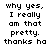 Pixelated text displays 'why yes, I really am that pretty. thanks ha' across three with alternating pink and white background sections