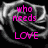 A four- of grayscale roses with pink text overlays reading 'who needs LOVE' and 'when you got FRIENDS!!' on black backgrounds