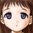 A pixelated anime-style character face with brown hair and purple eyes on the left, next to a black background with white text reading "Anime IM" above smaller stylized text "COM" on the right.