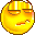 Yellow circular emoji with blue eyes and orange mouth in various expressions across four of four icons each