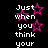 Pixelated text and pink stars on black background with gray rectangle, reading 'Just when you think your Something amazing changes it completely Life can't get any worse...' in white font.