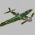 Pixelated animation shows yellow-shirted figures on green ground with gray background, featuring a plane, explosions, and text reading "Mowin The Lawn".