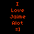 A static image displays orange text on a black background with three of text and emoticons, each containing identical content