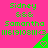 A static image with bright pink background, green text, and green triangular shapes with heart symbols.