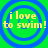Four identical display yellow text on a green background with blue concentric circles